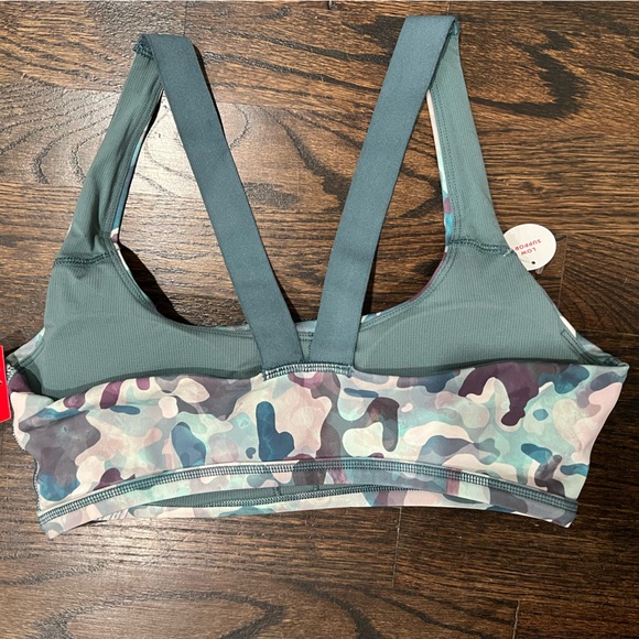 NWT Spanx Low Impact Painted Camo Sports Bra - Small - Picture 2 of 8